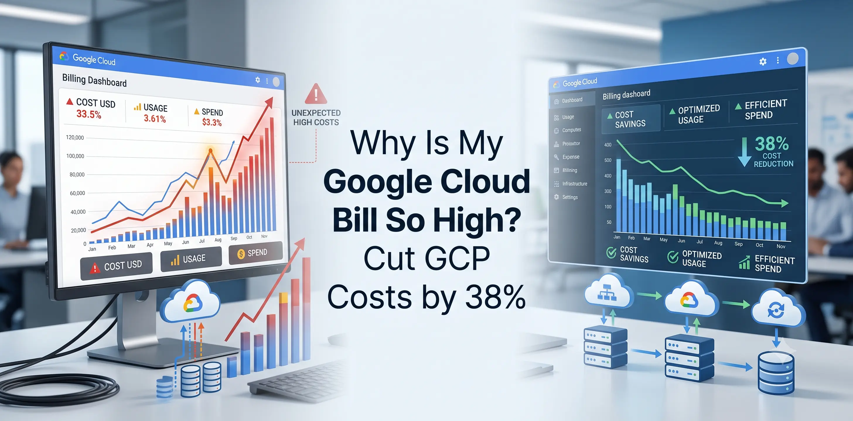 Why Is My Google Cloud Bill So High? Cut GCP Costs by 38%