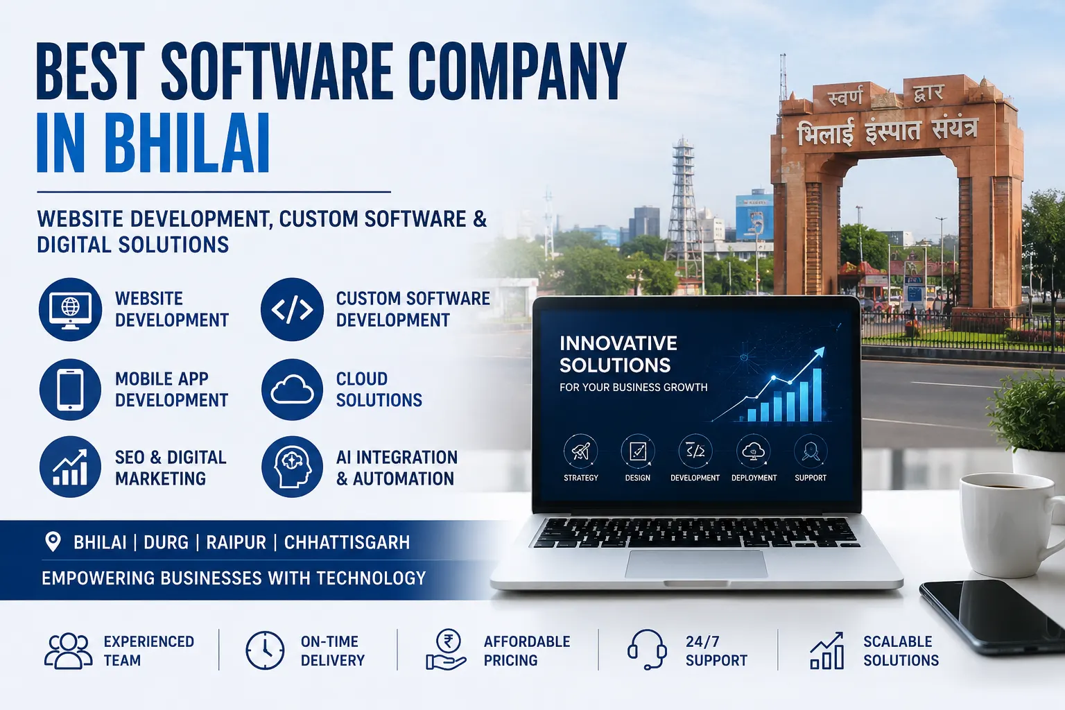 Best Software Company Near Me Bhilai | Website Development