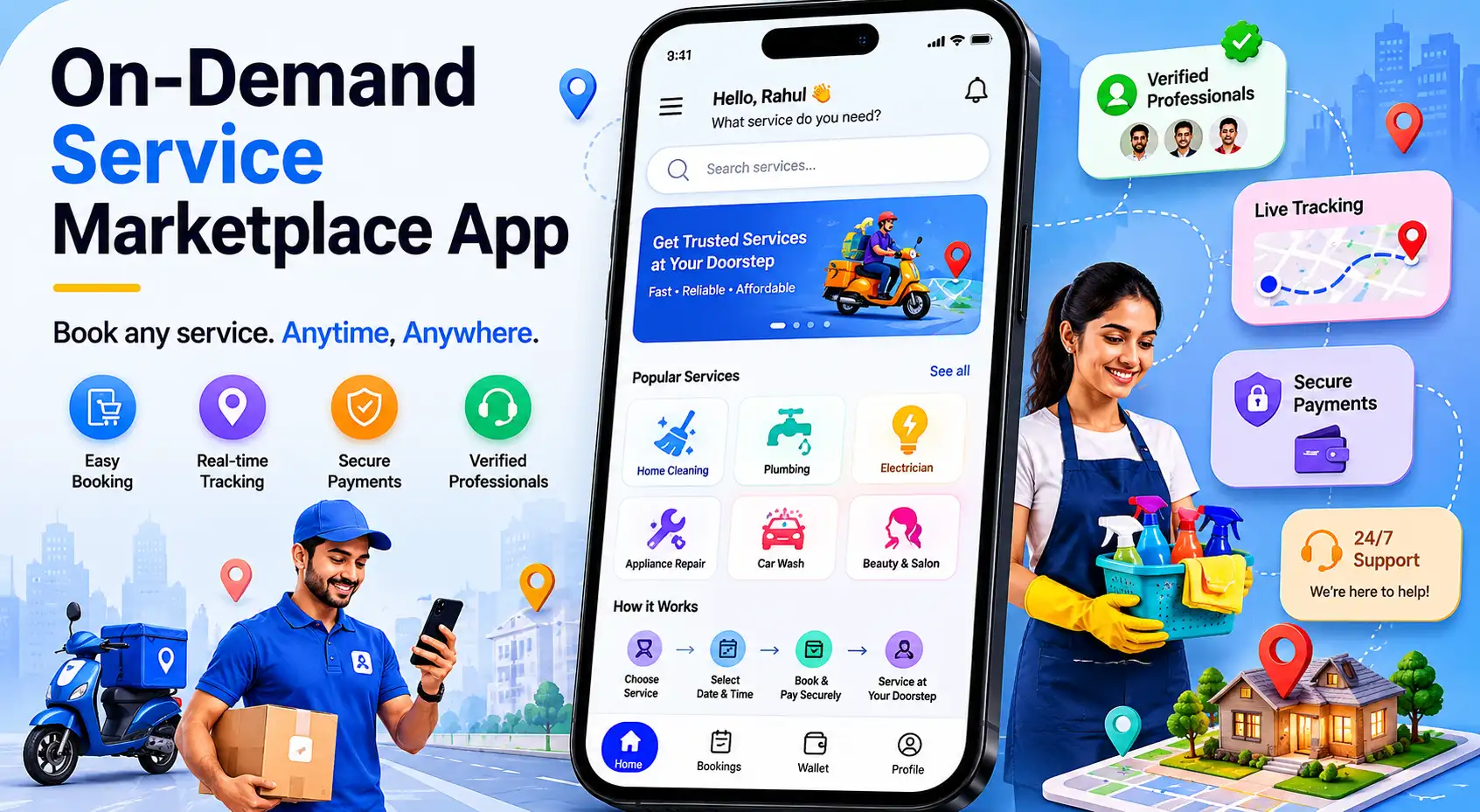 On-Demand Service Marketplace App