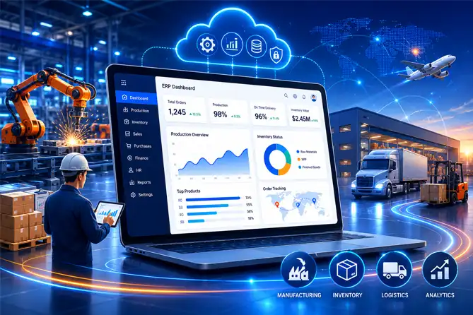 Custom ERP — Manufacturing & Logistics